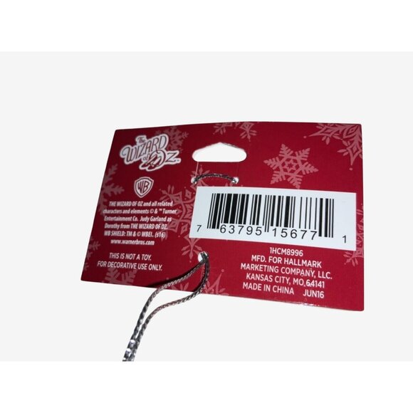 Wizard Of Oz Hallmark Dorothy Christmas Tree Ornament 3.5 inches Collectible - Picture 5 of 6